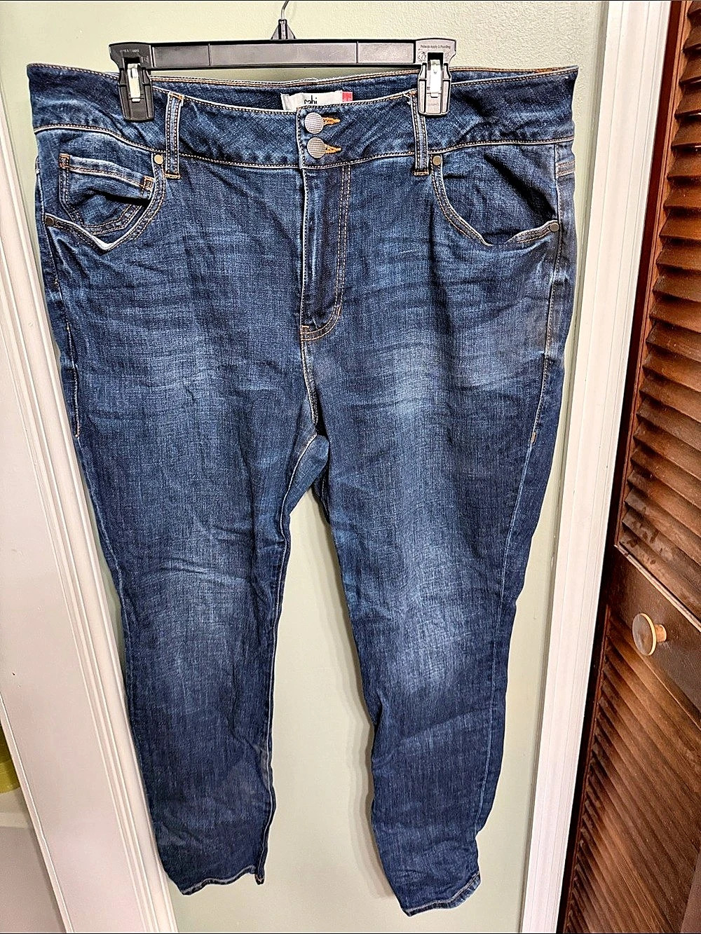 cabi Jeans Skinny Blue Waist 18
